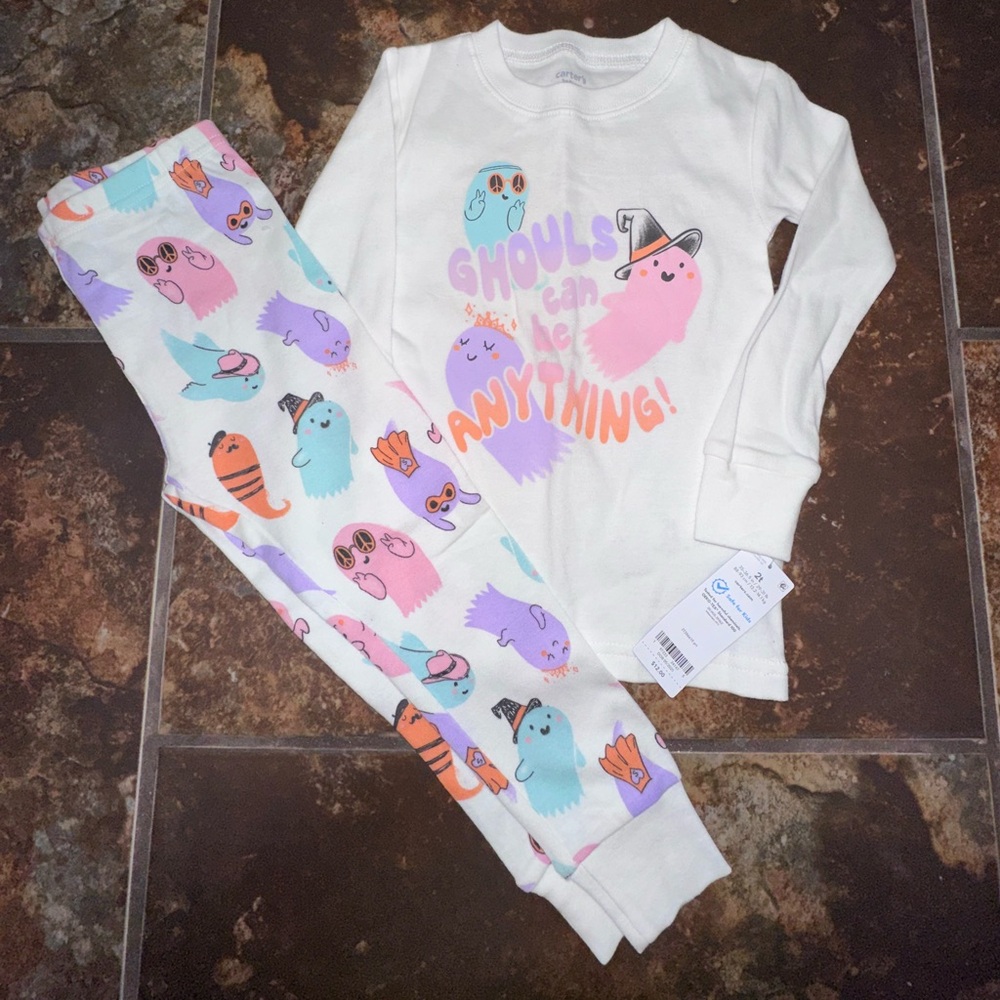 Carters Cute Ghost Pajama Set